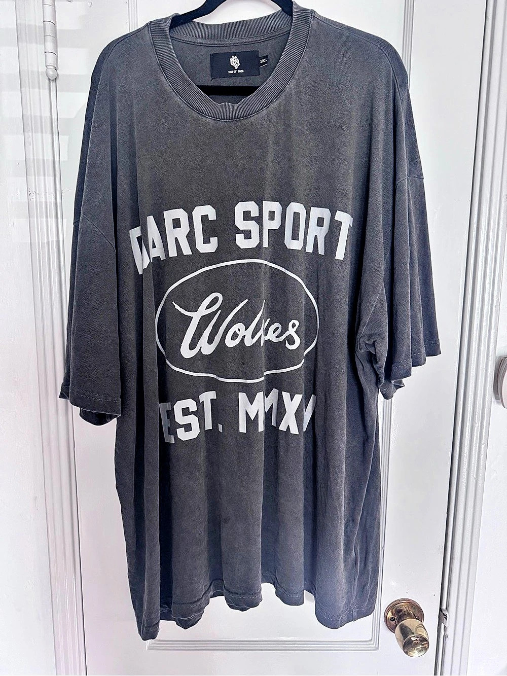 Darc Sport 2015 Premium Oversized Tee in Wolf Gray